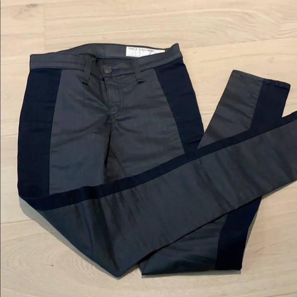 RAG & BONE black denim, size 24 - Picture 3 of 8